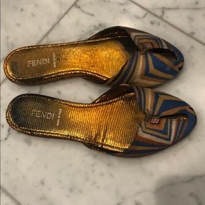 Flat with embroidery